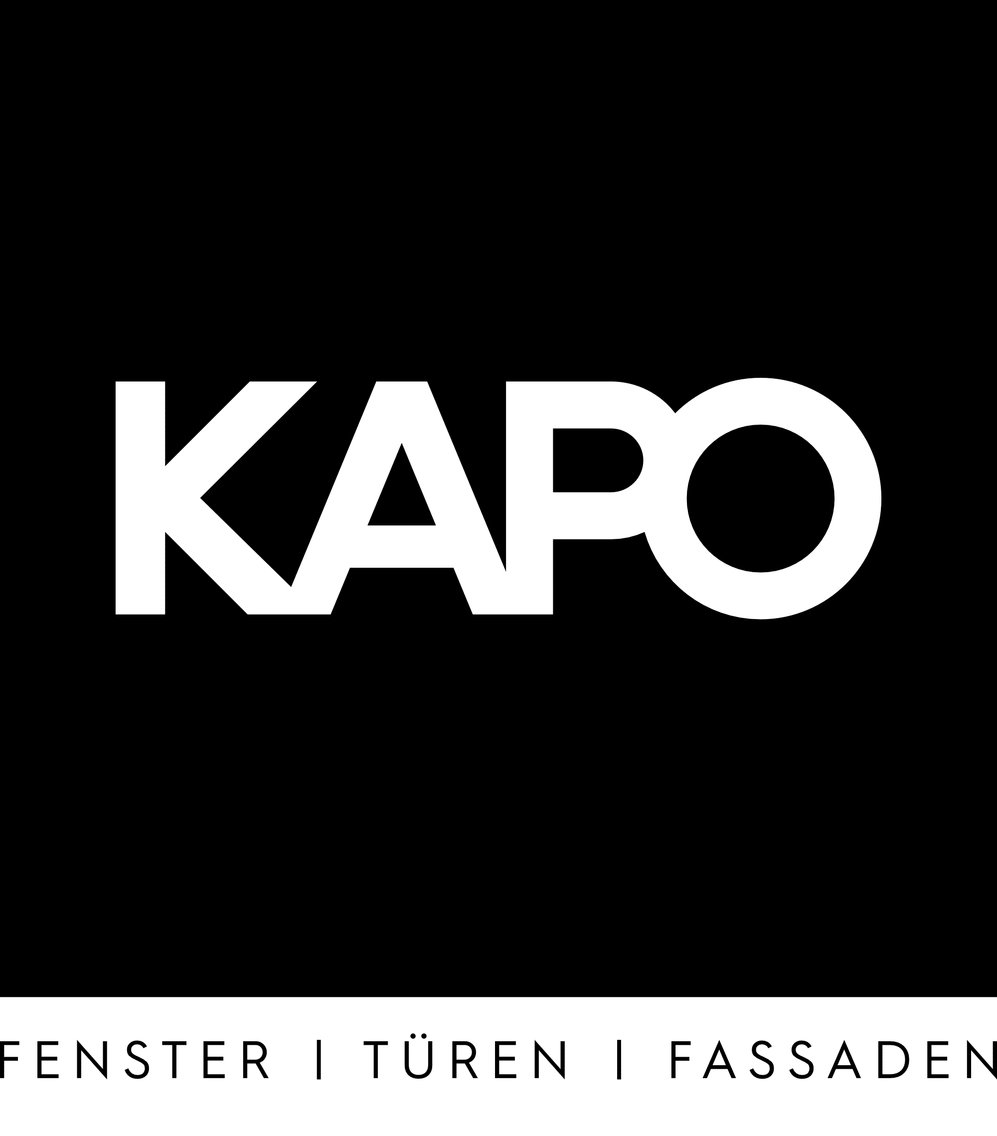 KAPO Logo Design Fenster Türen Fassaden RGB